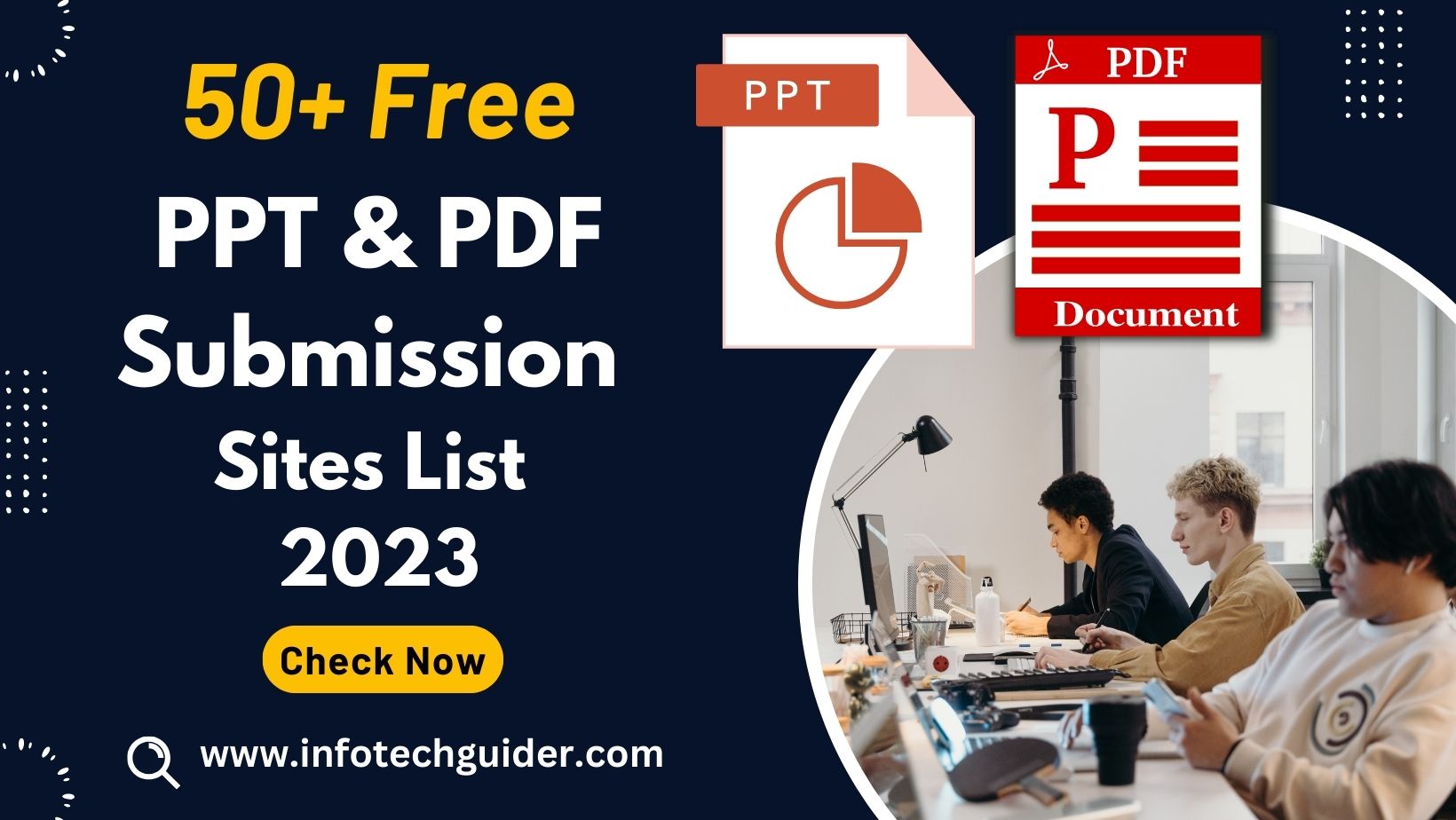 Top Free Ppt Pdf Submission Sites List Infotech Guider